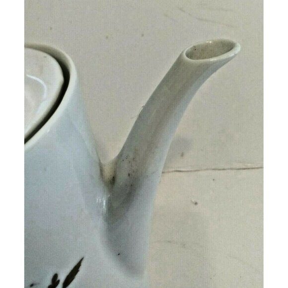 Vintage Bavarian Porcelan Tea Pot H.Waldenberg Hand Painted 8 1/2" Tall - Picture 11 of 12